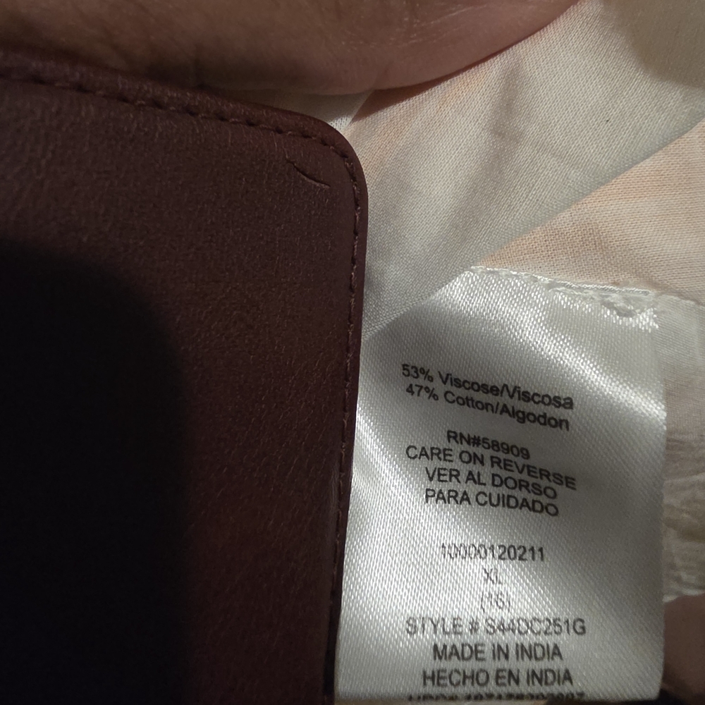 NWT- Copper Key Peach Puff Sleeve Dress Size GIRL XL -16 - Picture 8 of 8